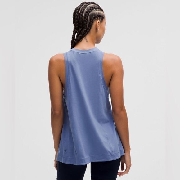 NWOT Lululemon Long Cotton Crewneck Tank - Picture 2 of 8